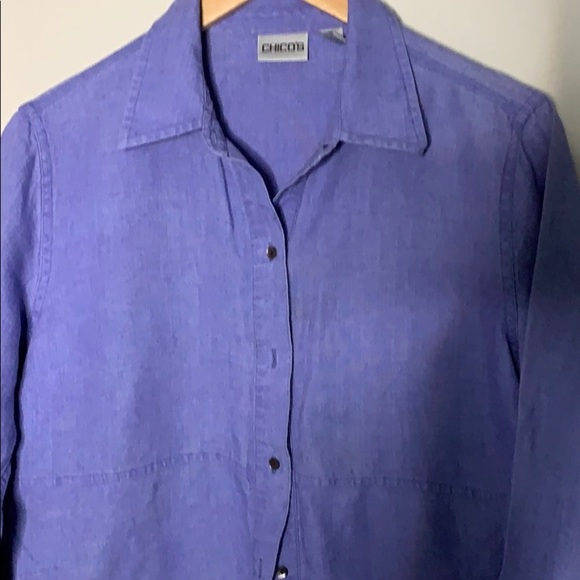 Chico’s Button Down Shirt - Picture 2 of 7